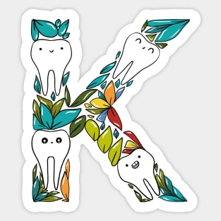 Letter K Sticker